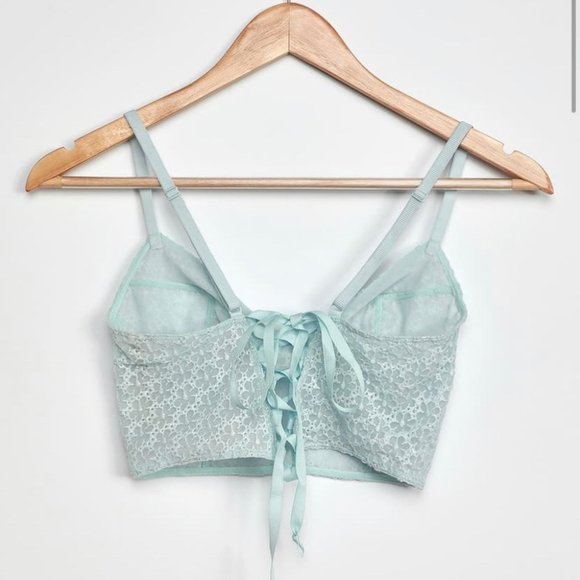 Free People Boho Corset Bra Lele Longline Bralette XS - Picture 4 of 10
